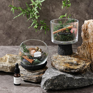 Profumato barattolo <span class=keywords><strong>di</strong></span> candela instancabile aromaterapia con scatola regalo diffusore pietra per il regalo e la decorazione della casa - Product Image 1