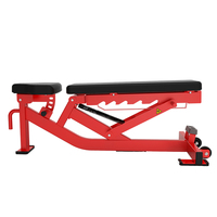 Chaise d'entraînement réglable Banc de musculation réglable Équipement de fitness commercial Banc de musculation réglable