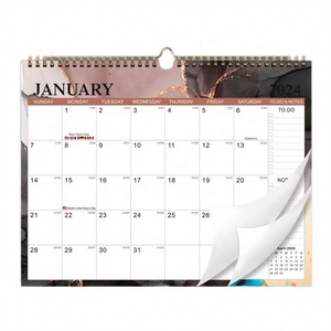 Advent Calendar Box With Custom Logo Printed 2024 New Desk Calendar Promotional Gifts for Teenagers
