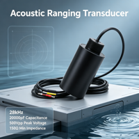Transductor Hidroacústico Omnidireccional Horizontal de 28kHz, Sonda Ultrasónica Subacuática IP68, 500Vpp, 1MPa, Resistente al Agua, Certificación CE, 500M