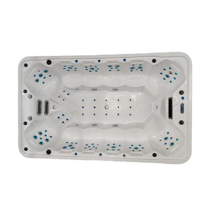 Baignoire extérieure en acrylique pour 12 personnes, massage, surf, piscine intégrée à température constante, villa SPA, source chaude - Product Image 1