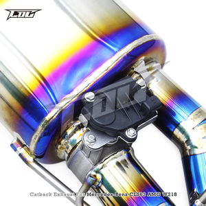 ท่อไอเสีย Catback AMG พร้อมปลายท่อไอเสียสำหรับ Mercedes-Benz CLS63 AMG W218 5.5T ปี 2013-2017 ท่อไอเสียไทเทเนียมสำหรับรถแข่งพร้อมวาล์ว - Product Image 2