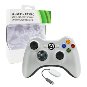 จอยสติ๊กควบคุมเกม2.4G ไร้สายสำหรับ xboxs 360ด้วยการสั่นสะเทือน Motor-3D - Product Image 1