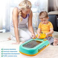 Jouets de volant musical - Certifiés CPSIA CPC ASTM, écologiques, jeu de course simulé pour tout-petits, pour garçons de 4 à 6 ans