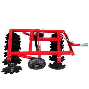 Landwirtschaftliche Scheibenegge mit Heberädern, 4 Fuß ATV/UTV Anhänge-Mini-Egge für den Garten, CE & ISO 9001 Zertifiziert - Product Image 1