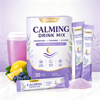 Mélange de poudre pour boisson apaisante pour la relaxation, le sommeil et le soutien anti-stress, avec Magnésium, Glycine, L-Théanine, Complément bien-être quotidien OEM ODM