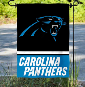 Bandera de Poliéster Personalizada al por Mayor de los <span class=keywords><strong>Carolina</strong></span> Panthers con Diseño de Doble Cara de 30*45cm para Decoración de Jardín al Aire Libre - Product Image 3