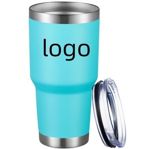 Gobelet isotherme OEM 20oz rose en métal pour boissons chaudes et froides, tasse à bière personnalisée en acier inoxydable, gobelet sous vide, tasse de voyage à café avec couvercle - Product Image 3