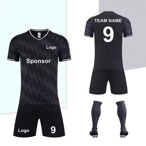 ชุดฟุตบอลแบบสั่งทำคุณภาพสูงปี 2025 เสื้อเจอร์ซีย์ กางเกงแทรคสูท ระบายอากาศได้ดี น้ำหนักเบา ดีไซน์หรูหรา พร้อมลายพิมพ์แบบซับลิเมชั่น - Product Image 6