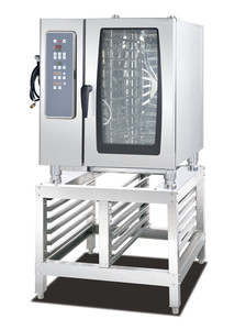 Horno de convección de 8 bandejas de acero inoxidable, <span class=keywords><strong>Combi</strong></span> eléctrico Industrial con pulverizador - Product Image 3