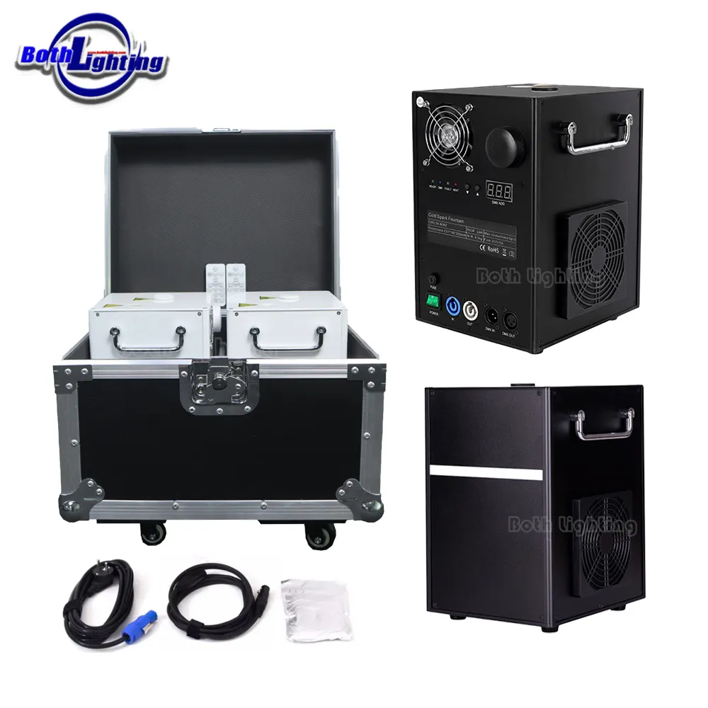 High quality wholesale price cold spark machine 750W WIRELESS DMX with Remote for stage Performance special effects wedding