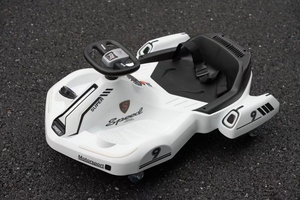 Kart électrique d'extérieur pour enfants, Karting électrique Version <span class=keywords><strong>Pro</strong></span> pour enfants âgés de 3 à 8 ans, voiture électrique - Product Image 4