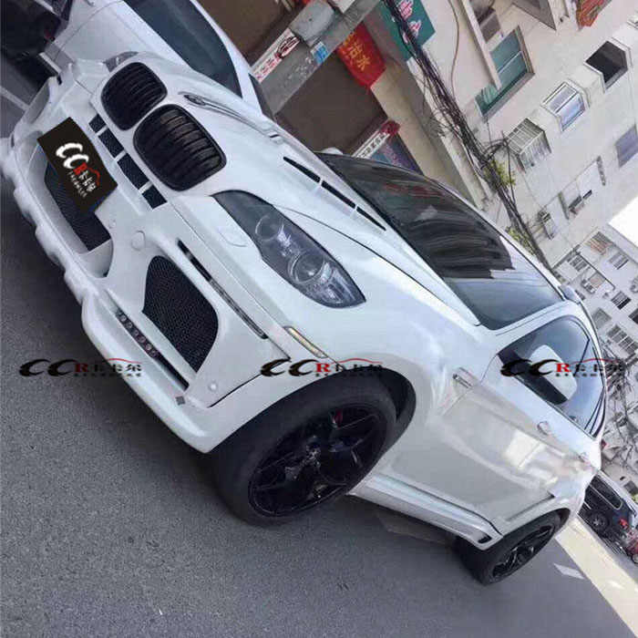 Kit de carrocería ancha para BMW X6 E71, parachoques trasero delantero ...