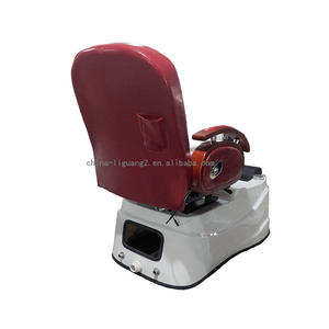 Moderno Redining Pedicura Spa Sillas Sin Fontanería Lujo Salón de Uñas Negro Pedicura Silla Pie Spa Masaje y Manicura Mesa Set - Product Image 4