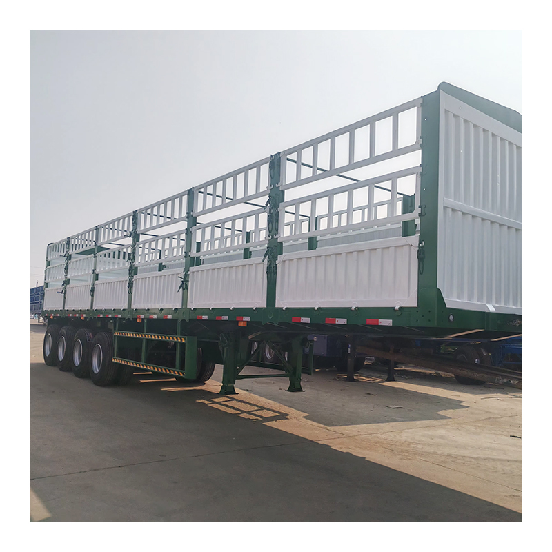 3 Axles PVC Curtain Side Semi