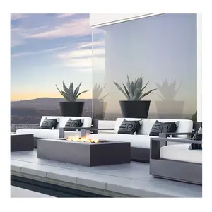 Luxushotel Terrassen möbel Marbella Aluminium Outdoor Sofa Set Mit Sessel