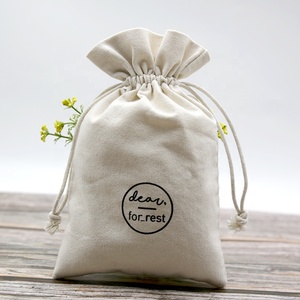 Khuyến Mại Thân Thiện Với Môi Nhỏ Lớn Vải Bông Dây Kéo Túi Cho Nến 100% Hữu Cơ Pouch Cho Thủ Công - Product Image 1