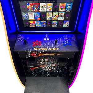 Machine d'arcade multifonction avec cible <span class=keywords><strong>de</strong></span> fléchettes et 5000 <span class=keywords><strong>jeux</strong></span> classiques, système <span class=keywords><strong>de</strong></span> karaoké à écran <span class=keywords><strong>tactile</strong></span> intelligent pour bar à domicile et salle <span class=keywords><strong>de</strong></span> <span class=keywords><strong>jeux</strong></span> - Product Image 4