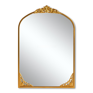 Specchio da Parete <span class=keywords><strong>Moderno</strong></span> di Lusso in Metallo, Design ad Arco Classico, Stile Antico Decorativo <span class=keywords><strong>per</strong></span> Casa e Hotel - Product Image 5