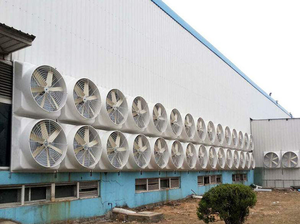 Ventilador Industrial Eléctrico con Carcasa de Fibra de Vidrio, Diámetro de Aspas de 48'', Protección IP55, Ventilador de Extracción para Invernadero, para Refrigeración - Product Image 6