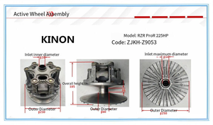 Ensemble d'embrayage primaire KINON CVT pour RZR Pro <span class=keywords><strong>R</strong></span> 225HP UTV, accessoires pour véhicules tout-terrain, 1327309 - Product Image 6