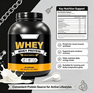 Proteína de Suero de Leche Premium ODM en Polvo, 5 lb, <span class=keywords><strong>90</strong></span> Porciones, Mezcla de 88% de Suero y 12% de Caseína para el Desarrollo Muscular y Entrenamiento de Fuerza Post-Entrenamiento - Product Image 3