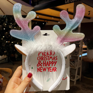 Bandeaux de Noël, accessoires de fête de Noël, serre-tête de Père Noël, cerf, accessoire de costume de Noël - Product Image 6