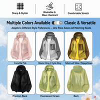 Chaqueta de Protección Solar UPF50+ Unisex con Capucha, Ligera, Transpirable, Protección UV, Verano, Tallas S-3XL, Marca Privada, Servicio OEM