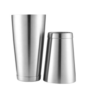 Outils de barman professionnels, <span class=keywords><strong>shaker</strong></span> Boston <span class=keywords><strong>argent</strong></span>é, acier inoxydable lesté 18/8, capacité 18 oz/28 oz, <span class=keywords><strong>shaker</strong></span> à cocktails personnalisable - Product Image 4