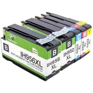 Supricolor 952XL 956XL דיו מחסנית תואם מילוי דיו עבור Hp Officejet Pro 8720 8710 8210 8725 8715 8740 8730