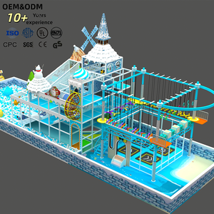 New Trendy Style Kids Large Indoor Playground Equipment Children Amusement Park for Malls - Slide, <b>Trampoline</b> & Ball Pit Combo - Product Image 1