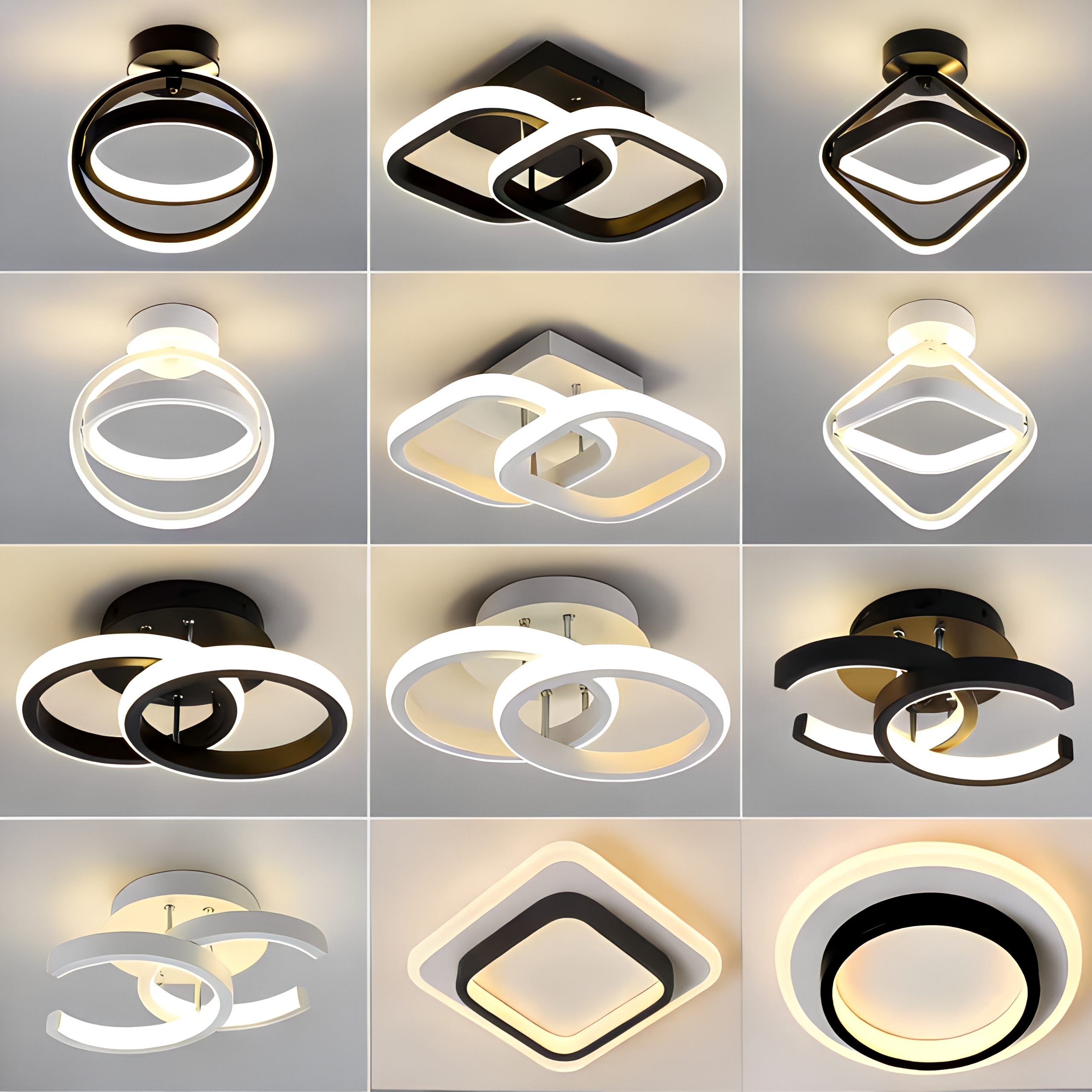 Minimalist Creative Design Flush Mount Bedroom Modern Led Ceiling Light For Living Room · image 3
