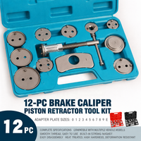 Kit d'outils de réinitialisation d'étrier de frein à disque, outil de compression de piston, kit de remplacement de plaquettes de frein, outil de réparation automobile