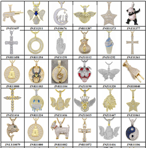 Colgante de Plata de Ley 925 con Diseño de Gato <span class=keywords><strong>Sylvester</strong></span> de Dibujos Animados, Estilo Hip Hop, con Piedras Brillantes - Product Image 3
