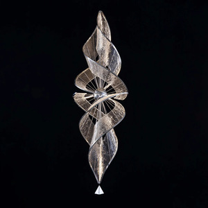 <b>Light</b> Luxury Belt <b>Chandelier</b> for Villa Hotel Dining Room Empty Staircase Glass Middle Large Living HM-XX789 Luxury Living Room C - Product Image 3