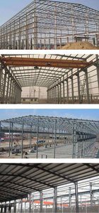 Barato Prefab portátil montado estructura de acero almacenes Solomon Warehouse edificio de metal para la venta - Product Image 2