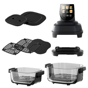 Wholesale Cross-border Energy-Efficient Space-Saving Air Fryer 2025 New Smart Oil-Free Multi-Function Visible Double-Layer Fryer - Product Image 3
