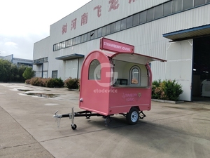 Carrito de Comida Etodevice, Carrito de Hot Dogs, Mini Remolque de Comida, Carrito de Café - Product Image 2