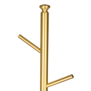 Perchero Rectangular Moderno de Latón y Hierro KangDi, Diseño Multifuncional de 5 Niveles, Construcción Duradera de 1 mm de Grosor, 170x33 cm, para Sala de Estar - Product Image 4