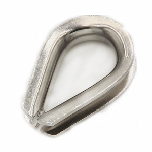 1/8 ''-3/8" dây cáp chuỗi <span class=keywords><strong>thimble</strong></span> Cáp lan can 316 thép không gỉ <span class=keywords><strong>thimble</strong></span> cho thuyền gian lận Neo - Product Image 2