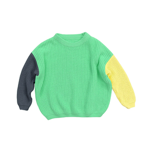 เสื้อผ้าเด็กถักนิตติ้งสีเข้าชุด ทารกแรกเกิด ผ้าฝ้าย 100% เสื้อเด็ก ท็อปเด็ก เสื้อกันหนาวเด็ก เสื้อจั๊มเปอร์เด็ก - Product Image 5
