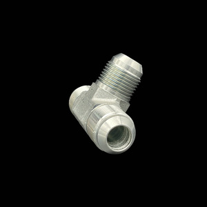 Conector Hidráulico Tipo T AJ Tianyi, Tipo D, Abocinado, Sello Cónico Externo 74, Rosca Externa JIC, Junta de Transición Hidráulica Estándar Estadounidense - Product Image 1