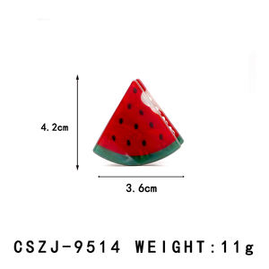 CANYUAN Design personalizzato 3.6cm acetato acetato acrilico artigli per capelli carine semplici clip di frutta e frutta personalizzate - Product Image 2