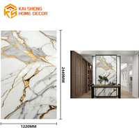 Kaisheng tout nouveau produit panneaux muraux en marbre UV feuille style chaud en gros pour la maison décorative vente directe
