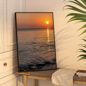 Pósteres e impresiones de paisajes de playa y mar natural, pintura en lienzo, imagen artística de pared para sala de estar - Product Image 2