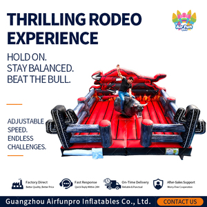 <span class=keywords><strong>Toro</strong></span> Mecánico Inflable AIRFUNPRO - Material <span class=keywords><strong>de</strong></span> PVC, Fácil Instalación para Uso Comercial, OEM ODM, Brincolín Inflable - Product Image 5