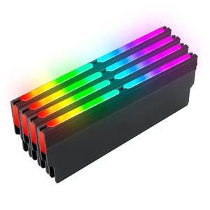 Radiateur en aluminium à 3 broches RGB, gilet <span class=keywords><strong>de</strong></span> refroidissement à mémoire, dissipateur thermique, refroidisseur <span class=keywords><strong>de</strong></span> <span class=keywords><strong>RAM</strong></span> pour <span class=keywords><strong>RAM</strong></span> <span class=keywords><strong>DDR3</strong></span> - Product Image 1
