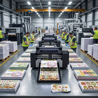 Machine de découpe d'étiquettes autocollantes numérique entièrement automatique à double alimentation de feuilles avec PLC Delta, vitesse de 1800 mm/s, écran de 7 pouces, découpeuse à plat