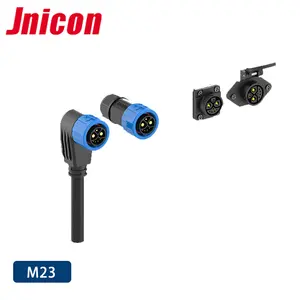 Jnicon M23 Power Signal Gecombineerd 2 + 1 + 5 8 Pin Connect Elektrische Draad Kabel Stekker Voor Ebike E-Motocycle