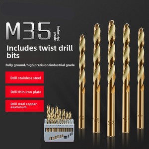 Set di Punte da Trapano in Cobalto M35 per Metallo Temprato HSS-Co, Qualità Professionale per Acciaio Inossidabile, Ghisa, Leghe di Alluminio - Product Image 5